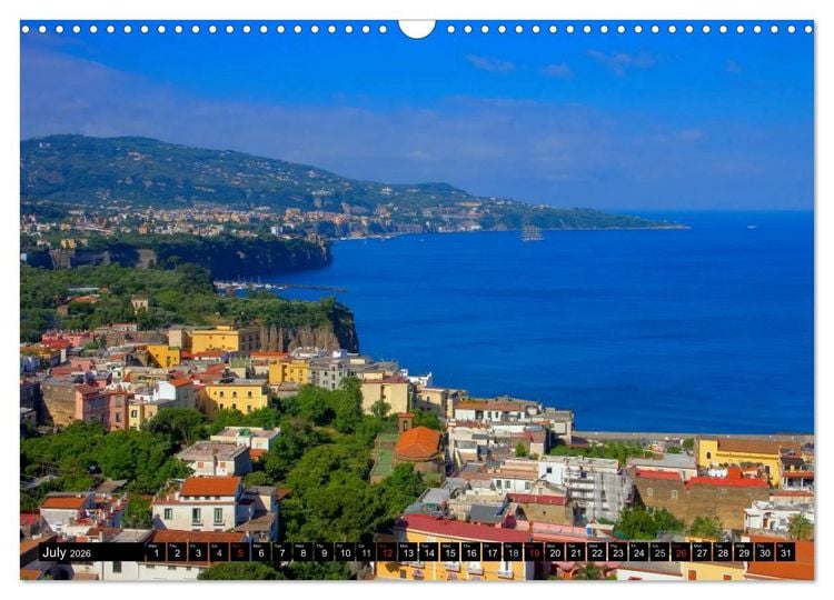 Produktbild: Amalfi Coast and Campania (Wall Calendar 2026 DIN A3 landscape), CALVENDO 12 Month Wall Calendar