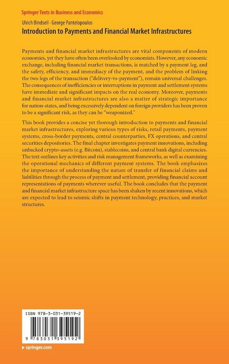 Produktbild: Introduction to Payments and Financial Market Infrastructures