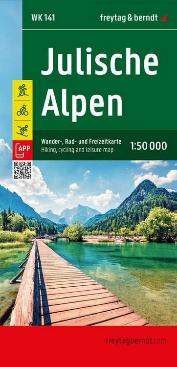 Produktbild: Freytag & berndt Wanderkarte WK 141 Julische Alpen 1:50.000
