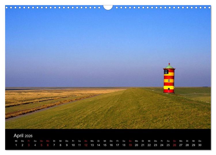 Produktbild: Ostfriesland (Wandkalender 2026 DIN A3 quer), CALVENDO Monatskalender