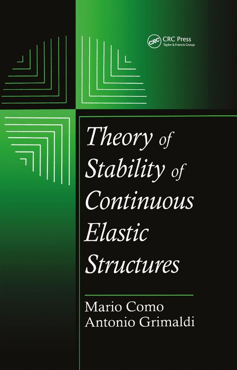 Produktbild: Theory of Stability of Continuous Elastic Structures