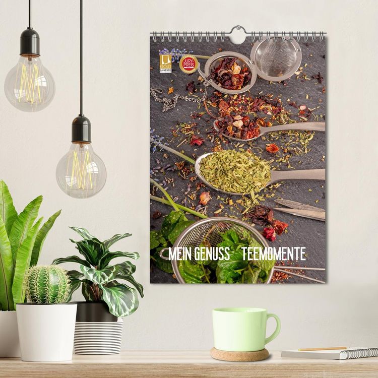Produktbild: Mein Genuss Teemomente (Wandkalender 2026 DIN A4 hoch), CALVENDO Monatskalender