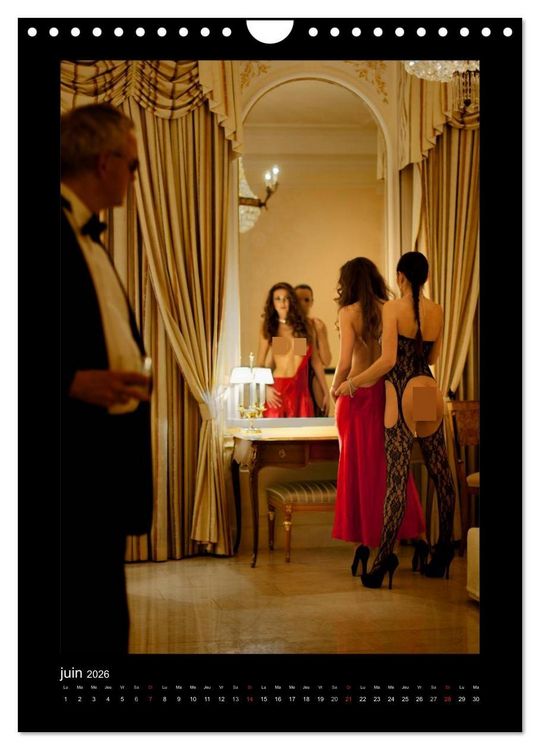 Produktbild: Une nuit &agrave; l'h&ocirc;tel (Calendrier mural 2026 DIN A4 horizontal), CALVENDO calendrier mensuel