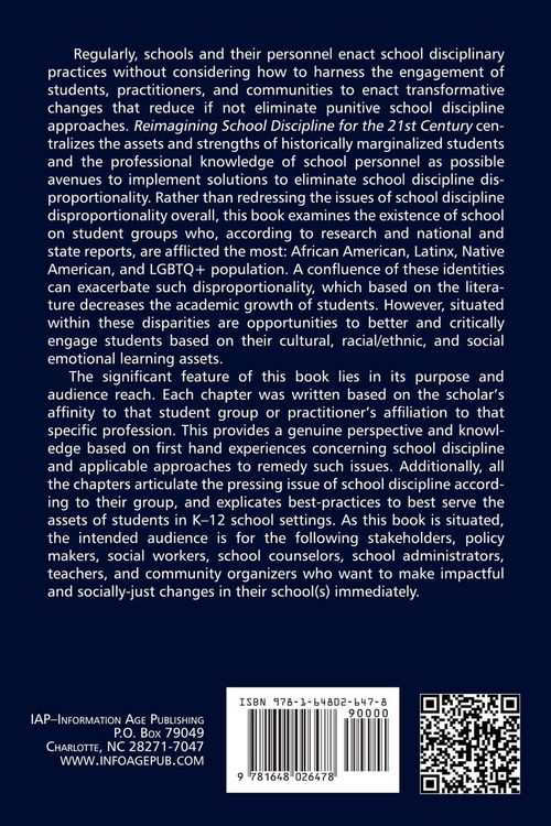 Produktbild: Reimagining School Discipline for the 21st Century Student