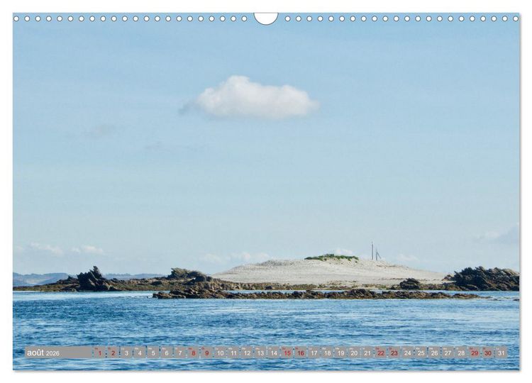 Produktbild: Les &icirc;les conqu&eacute;toises (Calendrier mural 2026 DIN A3 vertical), CALVENDO calendrier mensuel