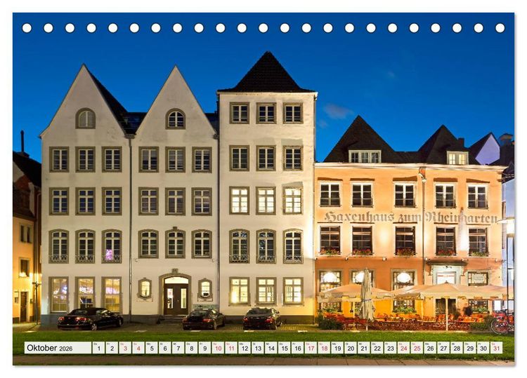 Produktbild: K&Ouml;LNER LICHTERZAUBER (Tischkalender 2026 DIN A5 quer), CALVENDO Monatskalender