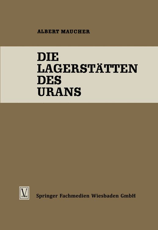 Produktbild: Die Lagerst&auml;tten des Urans