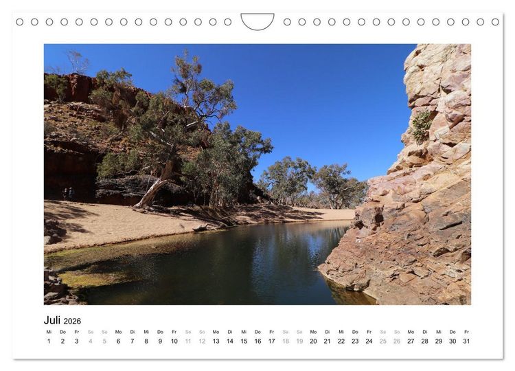 Produktbild: Traumziel Australien - Im Red Centre 2026 (Wandkalender 2026 DIN A4 quer), CALVENDO Monatskalender