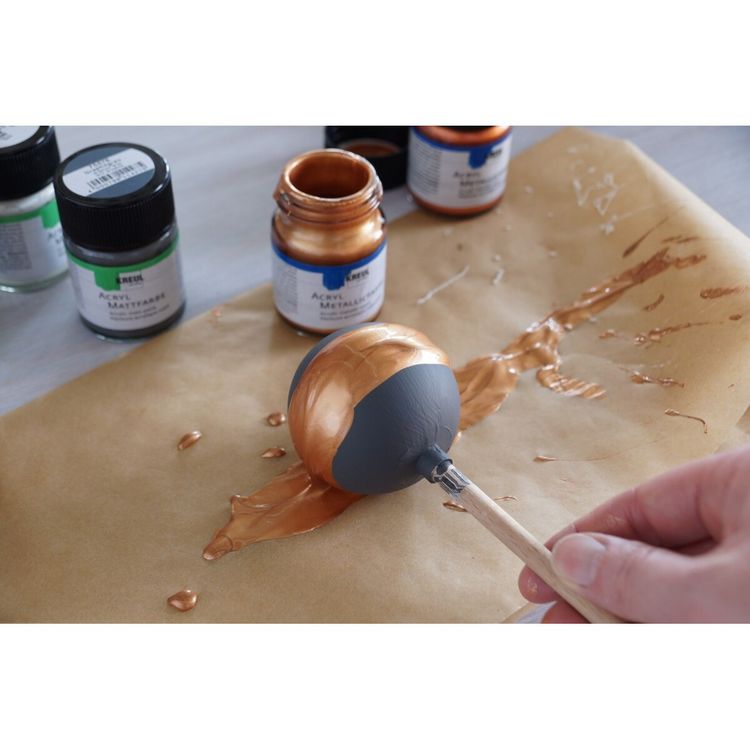 Produktbild: KREUL Acryl Metallicfarbe ros&eacute;gold 50ml