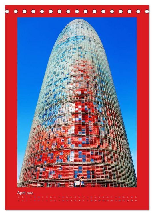 Produktbild: High-Tech-Architektur (Tischkalender 2026 DIN A5 hoch), CALVENDO Monatskalender