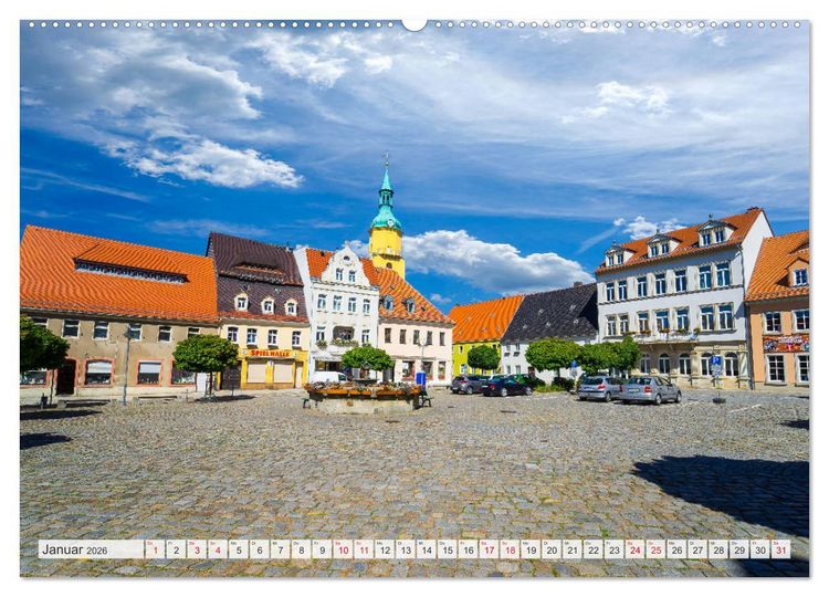 Produktbild: Pulsnitz Impressionen (Wandkalender 2026 DIN A2 quer), CALVENDO Monatskalender