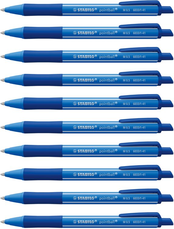 Produktbild: Kugelschreiber STABILO&reg; pointball&reg; colorful