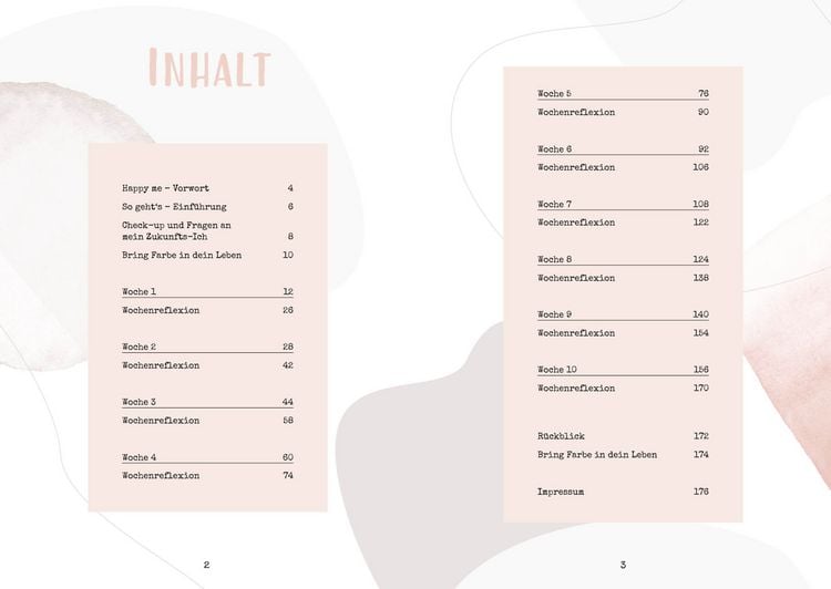 Produktbild: Happy me &ndash; Meine 10-Wochen-Tagebuch-Challenge mit Social-Media-Star Cali Kessy