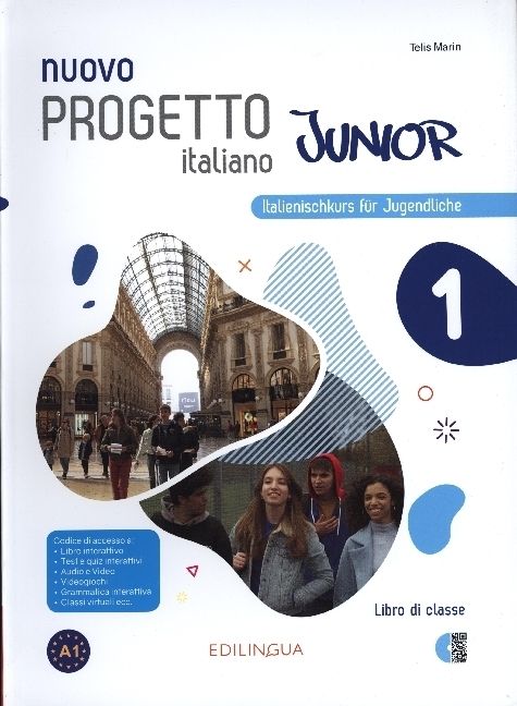 Produktbild: Nuovo Progetto italiano Junior. Libro di classe (Lehrbuch), m. Audio-CD u. Video