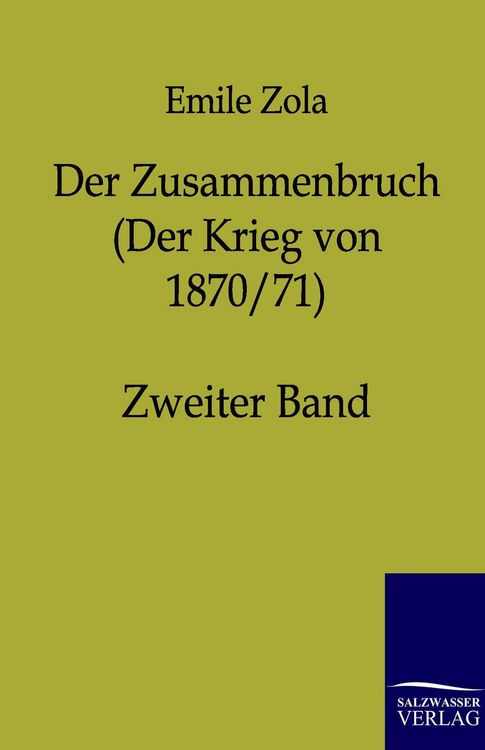 Produktbild: Der Zusammenbruch (Der Krieg von 1870/71)