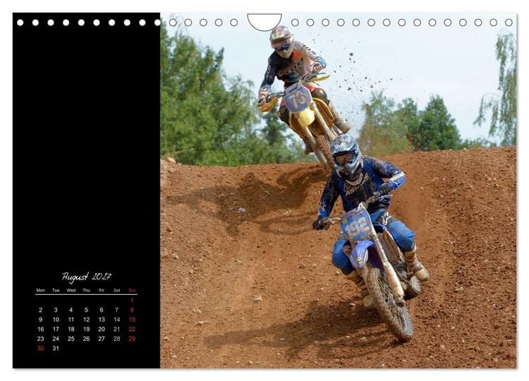 Produktbild: Motocross - MX UK-Version (Wall Calendar 2027 DIN A4 landscape), CALVENDO 12 Month Wall Calendar