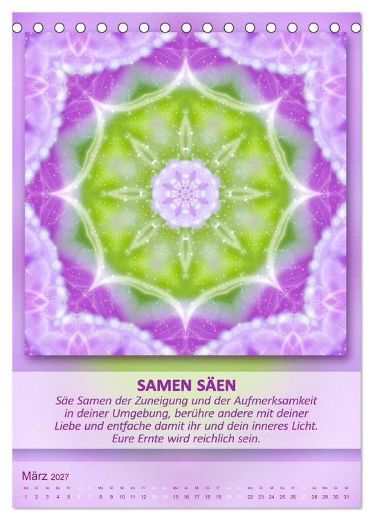 Produktbild: Light Energy Mandalas - Kalender - Vol. 2 (Tischkalender 2027 DIN A5 hoch), CALVENDO Monatskalender