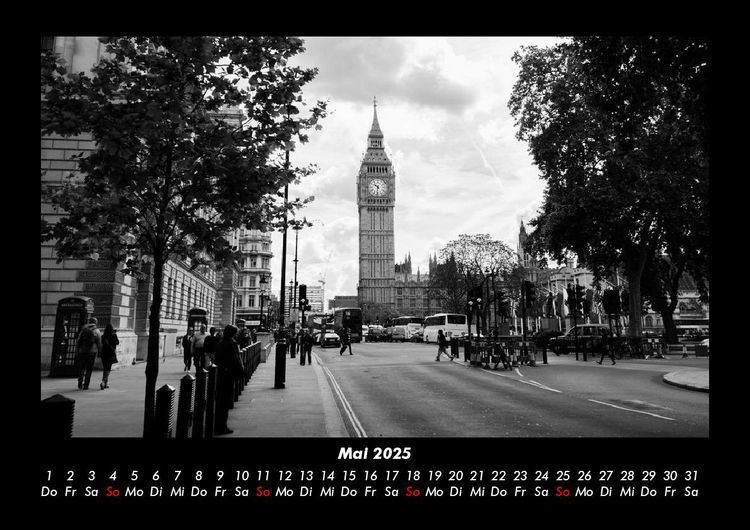 Produktbild: London 2025 Fotokalender DIN A3
