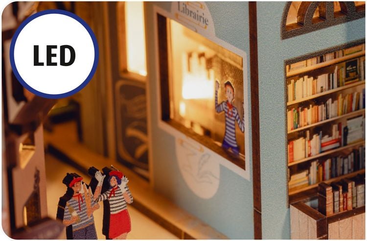 Produktbild: Book Nook DIY B&uuml;cherecke Paris