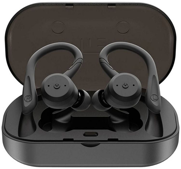 Produktbild: Tie Studio TBE1018 In Ear Kopfh&ouml;rer Bluetooth&reg; Schwarz Wasserbest&auml;ndig, Ohrb&uuml;gel Sport