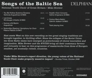 Produktbild: Songs of the Baltic Sea