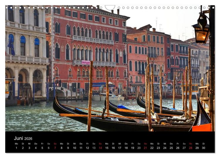 Produktbild: Bella Venezia (Wandkalender 2026 DIN A3 quer), CALVENDO Monatskalender