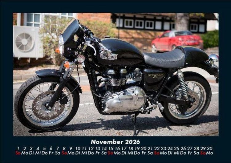 Produktbild: Motorr&auml;der 2026 Fotokalender DIN A5