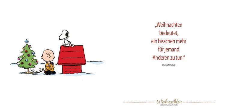 Produktbild: Peanuts Geschenkbuch: Frohe Weihnachten mit Snoopy und den Peanuts