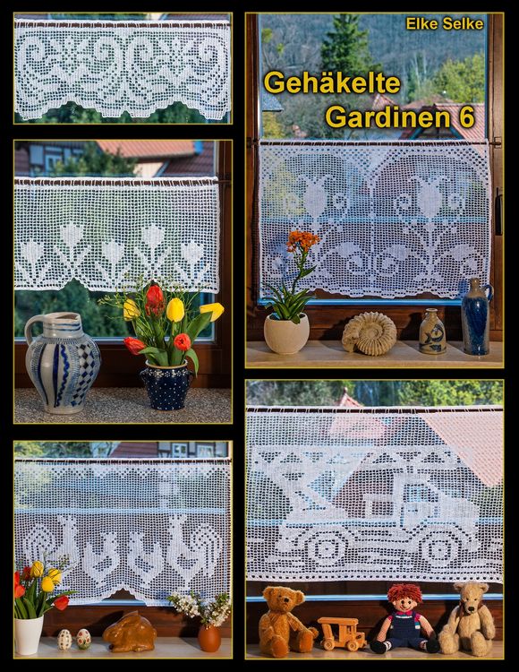 Produktbild: Geh&auml;kelte Gardinen 6