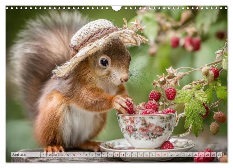 Produktbild: Hazelnuts Abenteuer (Wandkalender 2026 DIN A3 quer), CALVENDO Monatskalender