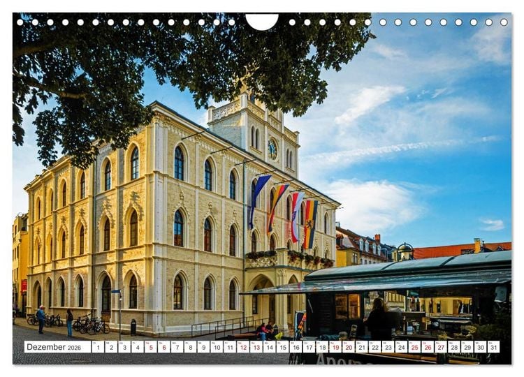 Produktbild: Kulturstadt Weimar - Stadt der Klassiker (Wandkalender 2026 DIN A4 quer), CALVENDO Monatskalender