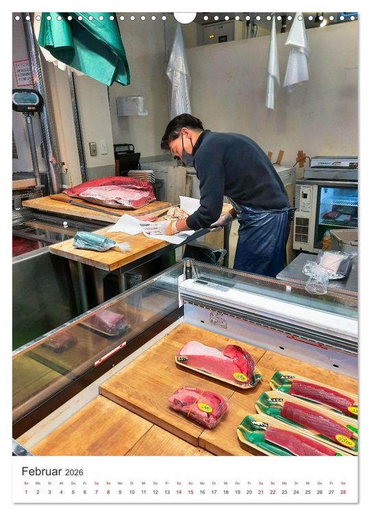 Produktbild: Japanisches Streetfood (Wandkalender 2026 DIN A3 hoch), CALVENDO Monatskalender