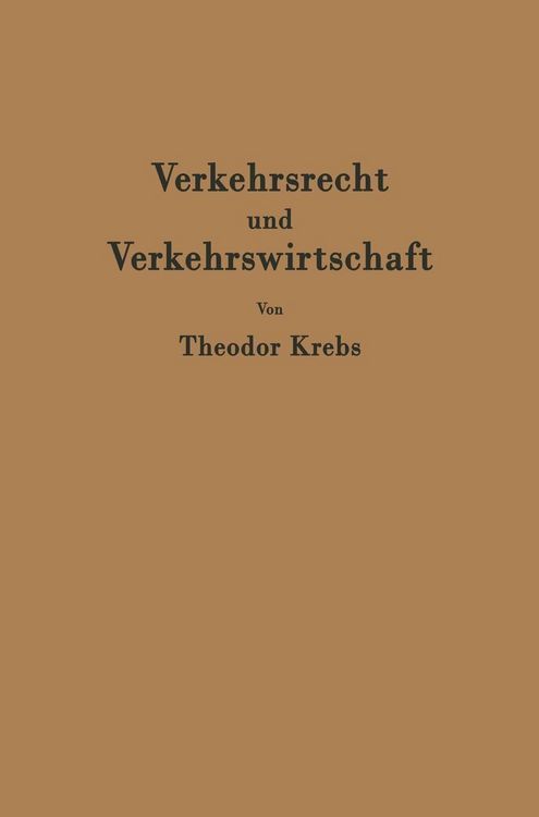 Produktbild: Verkehrsrecht und Verkehrswirtschaft
