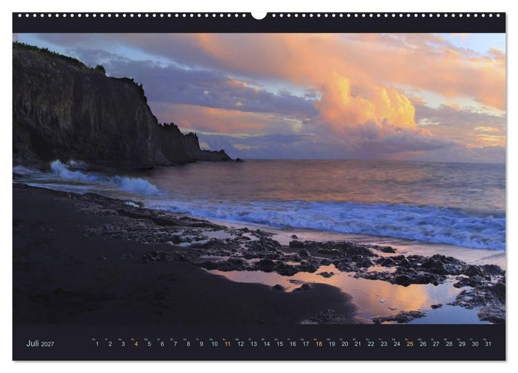 Produktbild: wildes La Palma (hochwertiger Premium Wandkalender 2027 DIN A2 quer), Kunstdruck in Hochglanz