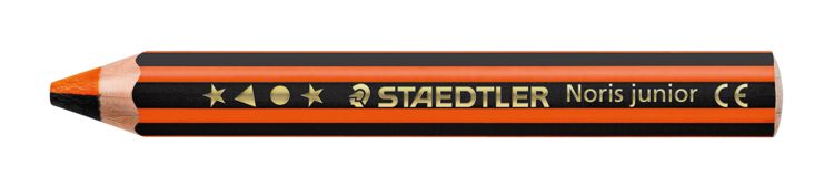 Produktbild: STAEDTLER Noris junior 140 Kindermalstift 3 in 1, 6 Duo Malstifte + 1 Spitzer
