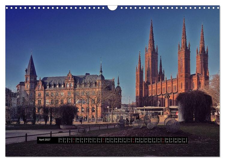Produktbild: Wiesbaden - Inside (Wandkalender 2027 DIN A3 quer), CALVENDO Monatskalender
