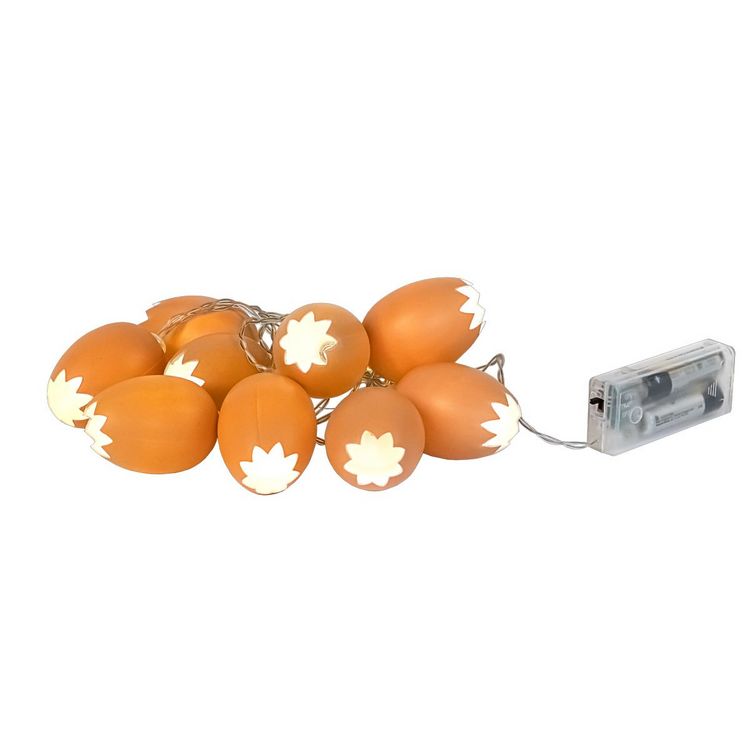 Produktbild: Idena Lichterkette Ostereier 10 LED warmweiß batteriebetrieben 5x120cm für Innen