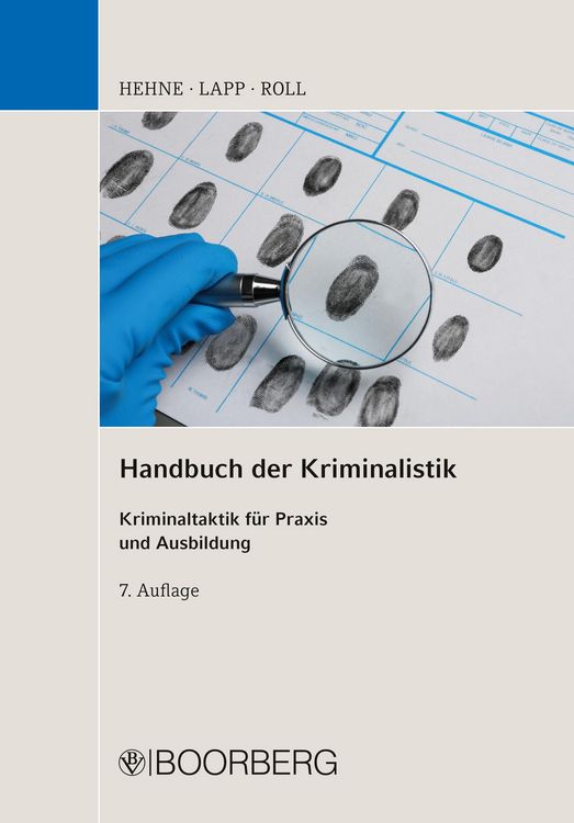 Produktbild: Handbuch der Kriminalistik
