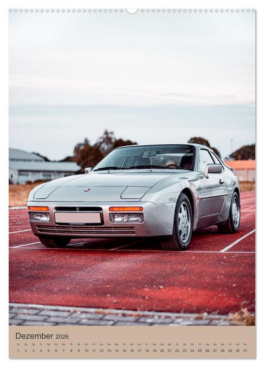 Produktbild: Porsche 944 - Fine Art (Wandkalender 2026 DIN A2 hoch), CALVENDO Monatskalender