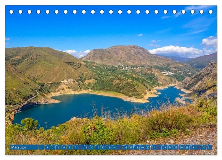 Produktbild: Ein Herz f&uuml;r Andalusien (Tischkalender 2026 DIN A5 quer), CALVENDO Monatskalender
