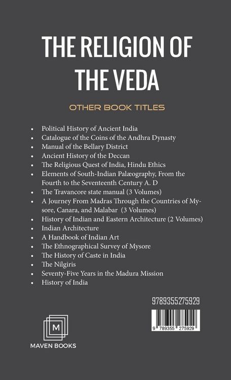 Produktbild: The Religion Of The Veda