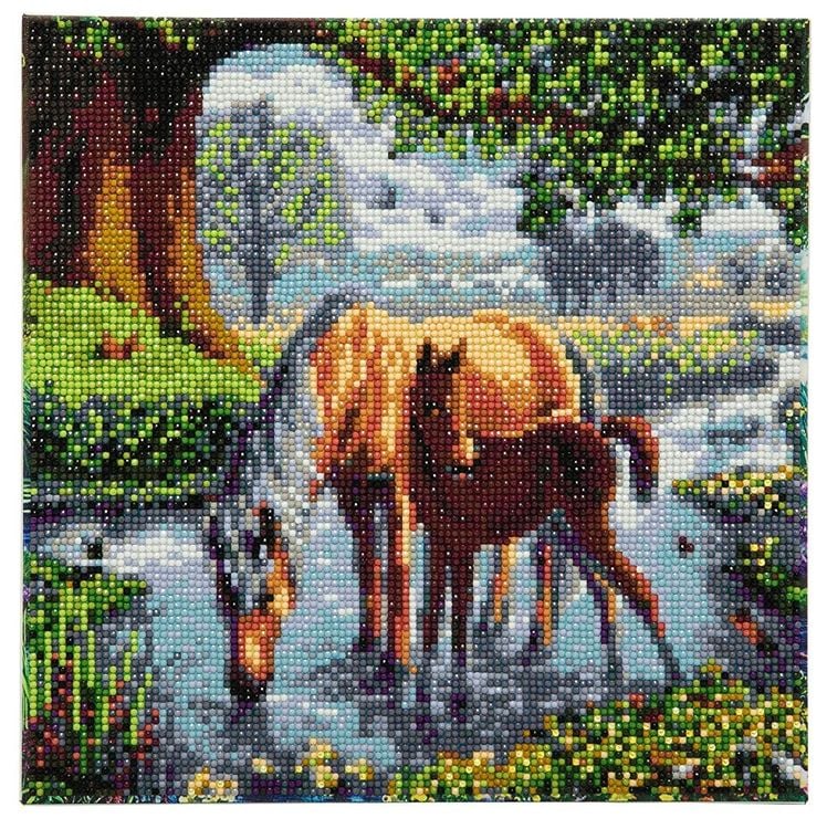 Bild vom Artikel Craft Buddy CAK-SC1 - Fell Ponies, 30x30cm Crystal Art Kit, Diamond Painting vom Autor 