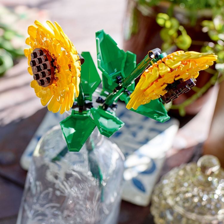 LEGO Botanicals Sonnenblumen - Set mit Kustblumen - Zimmer-Deko 40524