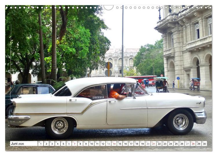Produktbild: Golden Rocket 88 - Oldsmobile 1957 in Kuba (Wandkalender 2026 DIN A3 quer), CALVENDO Monatskalender