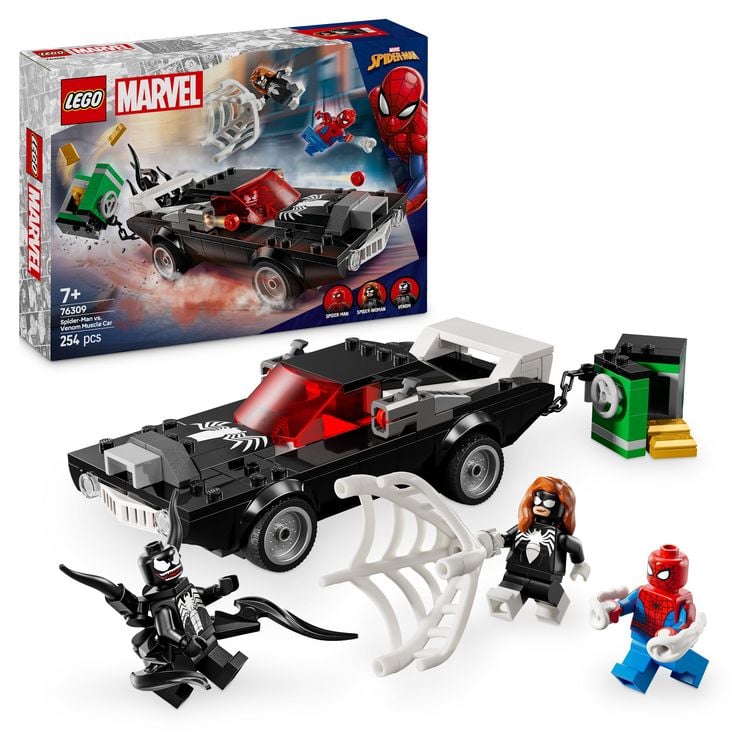 Bild vom Artikel LEGO Marvel Spider-Man vs. Venom Muscle-Car - Auto Spielzeug 76309 vom Autor 