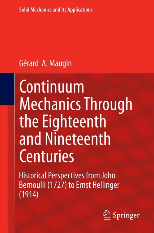 Produktbild: Continuum Mechanics Through the Eighteenth and Nineteenth Centuries