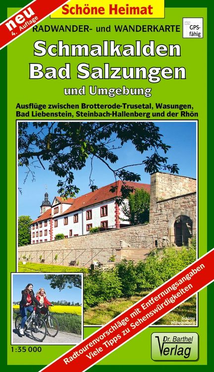 Produktbild: Radwander- und Wanderkarte Schmalkalden, Bad Salzungen und Umgebung