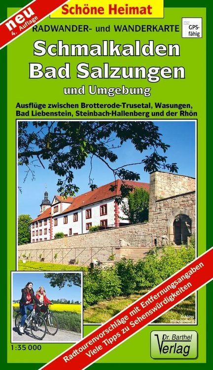 Produktbild: Schmalkalden, Bad Salzungen und Umgebung 1 : 35 000 Radwander- und Wanderkarte