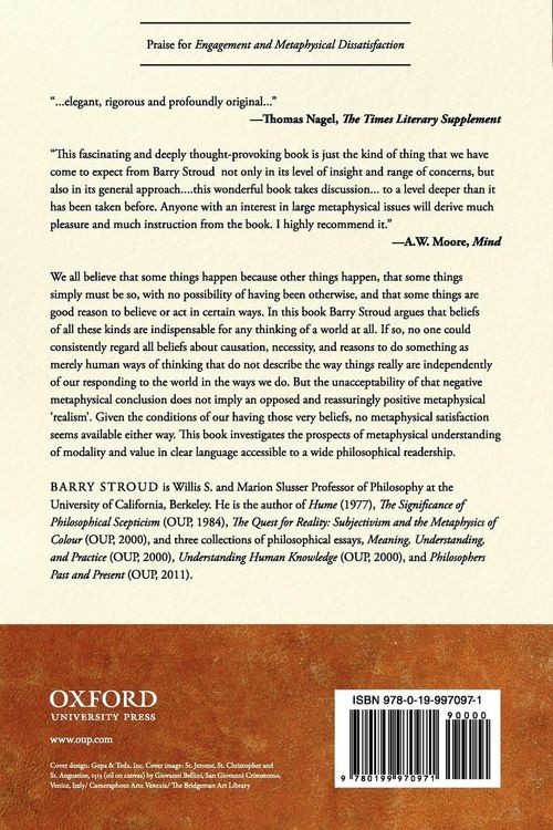 Produktbild: Engagement and Metaphysical Dissatisfaction