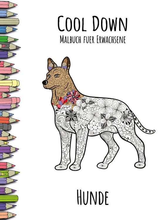 Produktbild: Cool Down | Malbuch f&uuml;r Erwachsene: Hunde